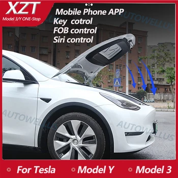 Модель 3 Auto Power Frunk Модифицированные Автоматические Подъемные Электронные Передние Ворота Для Tesla Model Y 3 X S Водонепроницаемые Автомобильные Аксессуары V6S