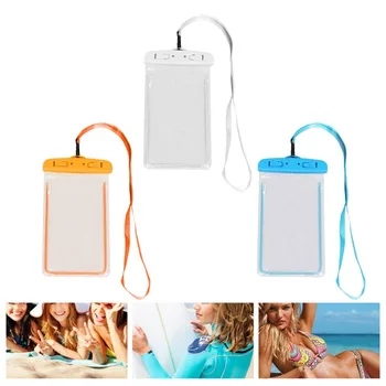2021 Летняя светящаяся водонепроницаемая сумка для плавания, пляжная сухая сумка, чехол для телефона, Походный лыжный держатель для мобильного телефона 3,5-6 дюймов