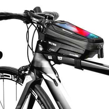 Велосипедная сумка G498 из твердого материала EVA для горного велосипеда с передней балкой Ride The Pipe Pack