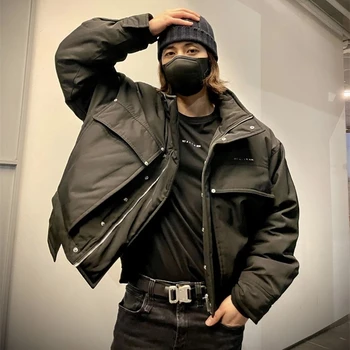 Правильный 1: 1 ALYX 1017 9SM Мужская куртка Функциональная Рабочая Одежда С Карманом На молнии Черная Женская Куртка-Кардиган ALYX 1017 9SM