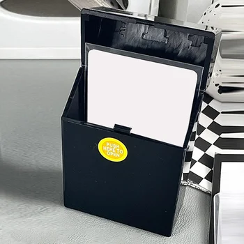 Коробка для хранения фотокарточек Пластиковый Органайзер для фотокарточек INS Классификационная Коробка Для хранения однотонных наклеек Портативный портсигар