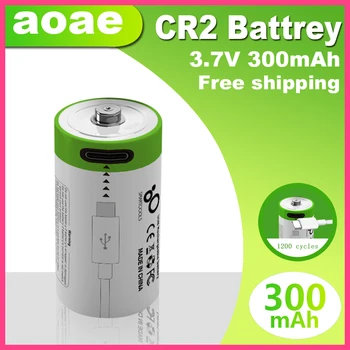 Оригинальная аккумуляторная батарея cr2 3,7 В USB + аккумуляторная батарея Type-c cr2
