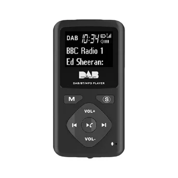 Портативное FM / DAB цифровое Bluetooth-радио Персональный карманный FM-мини-радио MP3-плеер Micro-USB для дома