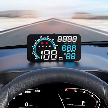 5,5-дюймовый автомобильный общий дисплей HUD G11, GPS-сигнализация превышения скорости, автомобильный дисплей скорости движения, USB-источник питания, Автомобильная электроника