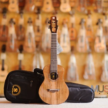 Гавайские гитары Brightsun BS-20C из цельного дерева коа, концертные гавайские гитары, гавайские гитары ручной работы