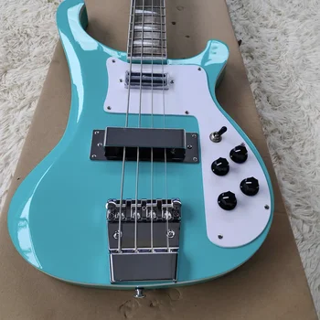 Китайская фабрика OEM rickenback 4003 Lakeside blue электрическая бас-гитара