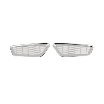 Наклейка на передний бампер автомобиля, украшающая отделку, Наклейка для Ford F150 F-150 2021 2022 Аксессуары, ABS Хром