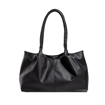 Универсальная сумка через плечо, сумка большой емкости для женщин, сумка-тоут из искусственной кожи для девочек