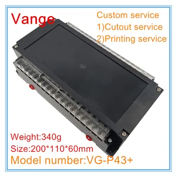 Клеммная колодка Vange, распределительная коробка 200 *110* 60 мм, проектная коробка из АБС-пластика, корпус ПЛК