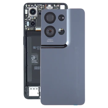 Для OPPO Reno8 Pro 5G Оригинальная задняя крышка аккумулятора с крышкой объектива камеры