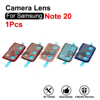 Для Samsung Galaxy Note 20 Note20 Черный объектив камеры заднего вида с рамкой и запасными частями для наклеек