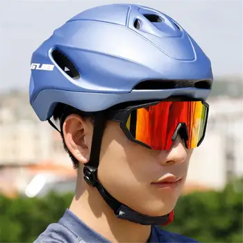 Мотоциклетный шлем для велоспорта, гоночный шоссейный велосипед, аэродинамический ветрозащитный шлем, мужской спортивный аэрошлем, Аксессуары для мотоциклов