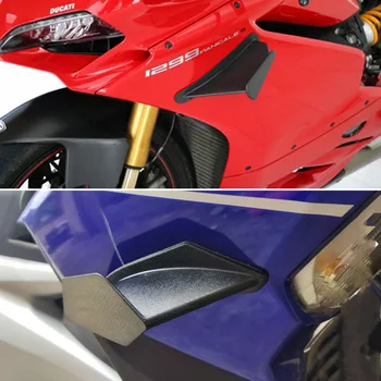 Комплект крыла для мотоцикла, комплекты аэродинамических крыльев для мотоцикла, скутера, мотоцикла для Honda Suzuki, Yamaha, Kawasaki