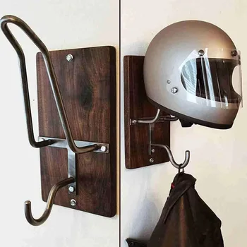 Настенное крепление для мотоциклетного шлема, вешалка для одежды, держатель для мотоциклетного шлема, вешалка-органайзер для дисплея, вешалка для мотоциклетного шлема, стена
