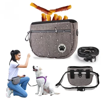 Портативная поясная сумка для дрессировки собак, уличная сумка для лакомств для дрессировки собак, многофункциональные товары для домашних животных, сумка для закусок для домашних животных, большая емкость