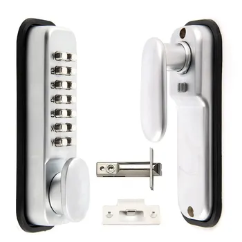 Цифровой кнопочный дверной замок с кодовой комбинацией на клавиатуре, механический доступ без ключа