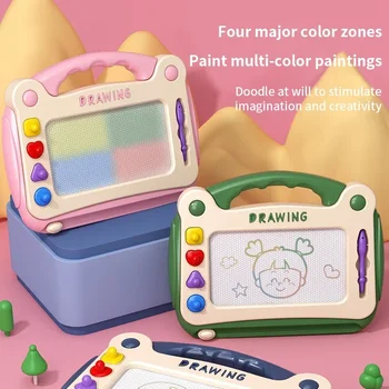 Детская Магнитная доска для рисования WordPad, Детская Цветная доска для граффити, Развивающие Игрушки для рисования, Инструмент для рисования, Подарок для детей, игрушка