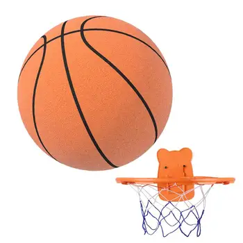 Прыгающий Немой мяч Для Бесшумного баскетбола в помещении Пенопластовый баскетбол Бесшумный Мягкий мяч для отскока Баскетбольного мяча Спортивная игрушка