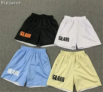 Hipjazer Мужские шорты для уличного баскетбола в стиле хип-хоп с разрезом в европейском и американском стиле с карманом, тренировочные штаны для бега, хит продаж