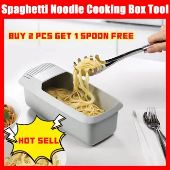 Микроволновая печь для приготовления макарон с ситом, Пароварка для термостойких макаронных изделий, коробка для приготовления лапши для спагетти, кухонные принадлежности, Инструменты