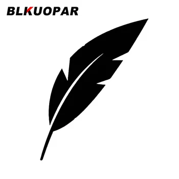 BLKUOPAR Автомобильные наклейки с черным пером, индивидуальное виниловое покрытие для автомобиля, Водонепроницаемое лобовое стекло, чемодан с защитой от царапин, JDM Assessoires