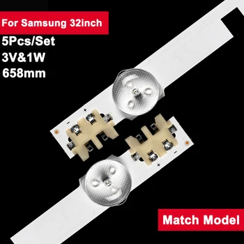 5 шт./компл. 658 мм полоса подсветки телевизора led для Samsung 32 дюйма 9led ремонт телевизора UE32F5500AW UE32F4000 D2GE-320SC1-R0 UE32F5000 UE32F5500