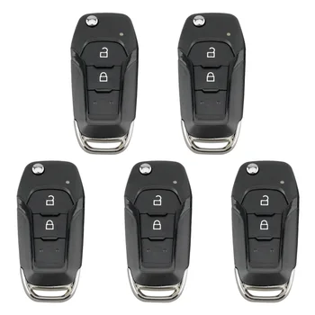 5X Автомобильный Умный Дистанционный Ключ 2 Кнопки 433 МГц Подходит для Ford Ranger F150 2015 2016 2017 2018 Id49 Pcf7945P Eb3T-15K601-Ba