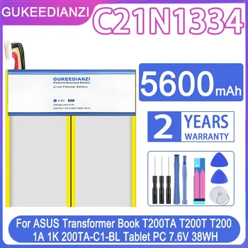 GUKEEDIANBZI C21N1334 5600 мАч Аккумулятор Для Ноутбука ASUS Transformer Book T200TA T200T T200 1A 1K 200TA-C1-BL Планшетный ПК 7,6 V 38WH