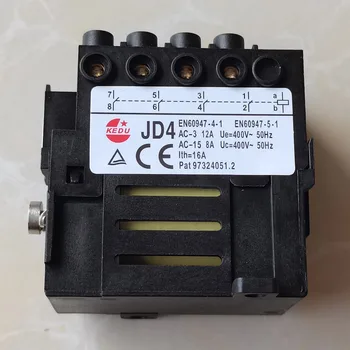 Электрическое реле KEDU JD4 10 контактов 400V 50Hz 12A 4NO с функцией отключения питания и защиты от пониженного напряжения