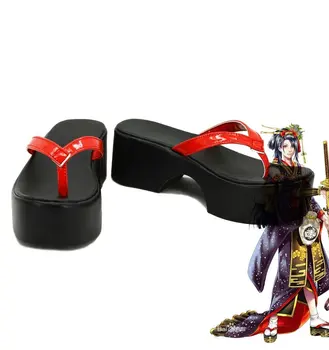 Touken Ranbu Онлайн игра Jiroutachi Обувь для косплея, ботинки на заказ