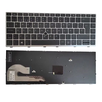 Сменная клавиатура black GR layout для HP EliteBook 840 G5 840 G6 846 G5 с Трекпоинтом + Рамкой