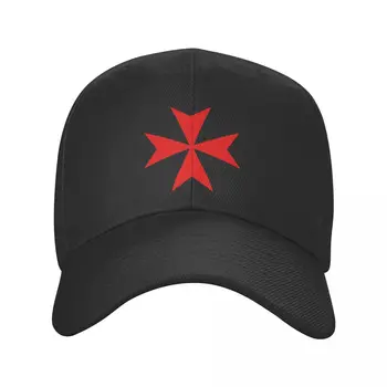 Personalizado Cavaleiros Templários Cruz Boné de beisebol para homens e mulheres, Snapback Caps para o pai, Chapéu de esporte