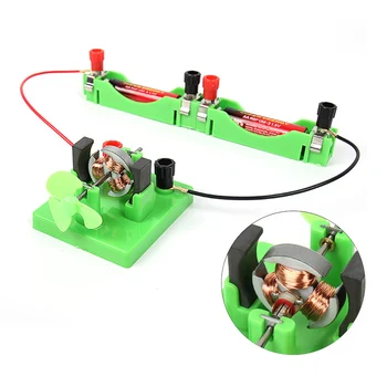 Модель Двигателя постоянного тока с вентилятором, физическая схема, экспериментальный инструмент, обучающие, познавательные, практические игрушки для детей