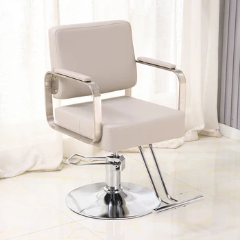 Парикмахерское кресло для наращивания ресниц, вращающийся Маникюр, Роскошный шампунь, Салонное кресло, Косметическая Металлическая мебель Cadeira Ergonomica Hairsalon