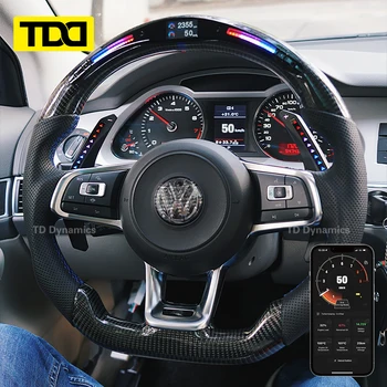TDD Smart LED Модель рычага переключения передач Smart ONE и Galaxy Pro светодиодный сердечник рулевого колеса для VW GTI Golf MK7