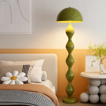 Торшеры со светодиодными лампами Macaron Mushroom для гостиной, торшер для дивана, прикроватный светильник для спальни, вертикальный светильник для взрослых