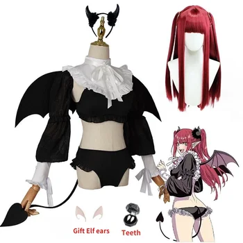 Аниме My Dress Up Darling Косплей Марин Китагава Маленький дьявол Милые сексуальные костюмы на Хэллоуин для женщин униформа аниме одежда