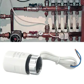 Электрический Термопривод M30x1,5 мм Для клапана радиатора напольного отопления AC230V 110N Водонепроницаемые Принадлежности для отопления дома