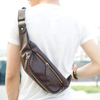 Модная мужская нагрудная сумка, поясная сумка, мужская сумка-слинг в корейском стиле, для отдыха на открытом воздухе, маленькая сумка через плечо, задняя сумка, сумки-мессенджеры для мужчин