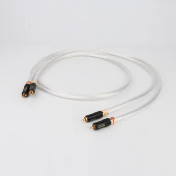 X420 Preffair HI-End 12cores OCC Посеребренный RCA-кабель с разъемом WBT0144 RCA Соединительный аудиофильский кабель