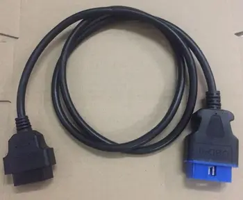 16-контактный разъем Obd2 16-контактный удлинительный кабель длиной около 1,2 м Адаптер для автоматической диагностики Obd 2 OBDII