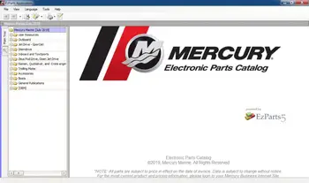 Mercury Marine EPC [2021] Каталог запасных частей VMWARE DVD