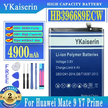 YKaiserin 4900 мАч HB396689ECW Аккумулятор для Huawei Mate 9 Mate9 Y7 Prime Y7 2017 Enjoy 7 Plus Mate9 Pro Honor 8C Y9 Версия 2018