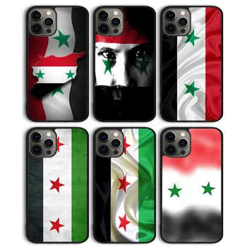 Чехол для Телефона с Флагом Сирии Задняя Крышка для iPhone 15 SE2020 14 13 11 12 Pro Max mini XS XR X 8 Plus 7 6S Shell Coque