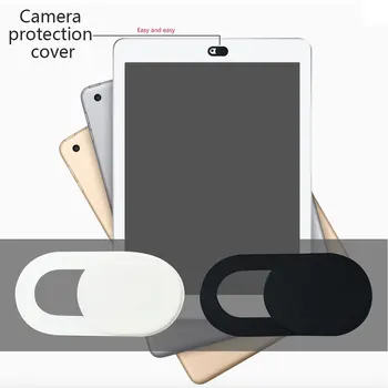Новые универсальные пластиковые черные наклейки для защиты конфиденциальности, крышка веб-камеры, затвор, магнитный слайдер, крышка камеры для iPhone, ноутбук, мобильный телефон Len