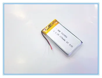 3,7 В, 770mAH, [542850] PLIB; полимерный литий-ионный аккумулятор для видеорегистратора, GPS, mp3, mp4, мобильного телефона, динамика