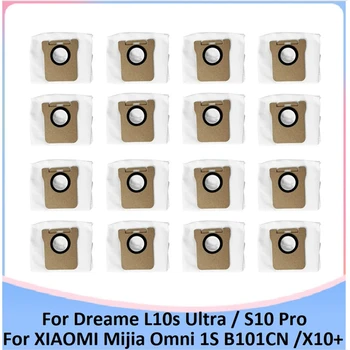 16ШТ для Dreame L10S Ultra S10 Xiaomi X10 + Plus Запчасти для робота-пылесоса Мешок для пыли Запасные Части Аксессуары Грязный Мешок