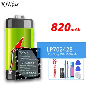 Аккумулятор KiKiss емкостью 820 мАч LP702428 (WF-1000XM4) для Sony WF-1000XM4 Digital Bateria