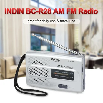 BC-R28 AM FM Радио Телескопическая Антенна Радиодинамик Портативное Радио С Батарейным Питанием Лучший Прием Для Дома Престарелых