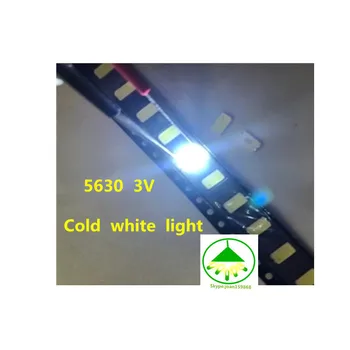 За 200 шт./лот 5630 светодиодных шариков 3v SMD-лампы SAMSUNG с холодной белой ЖК-подсветкой, ремонт полосы подсветки телевизора, Бесплатная доставка